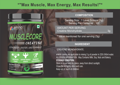 Musclecore Creatine (Unflavoured)