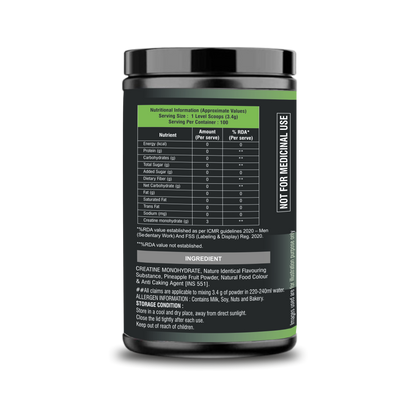 Musclecore Creatine (Pineapple Flavour)