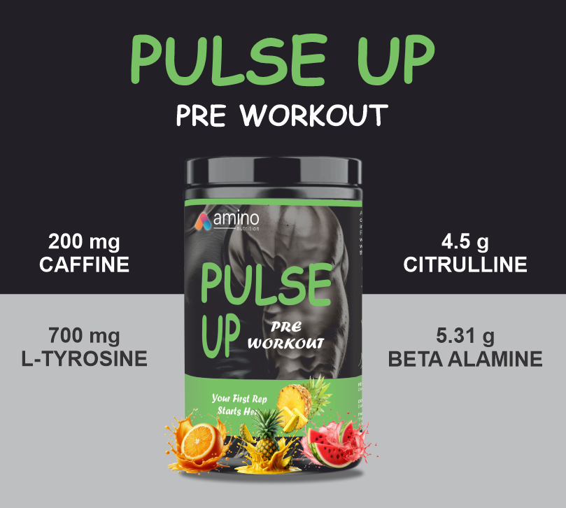 Pulse Up Pre-Workout (Orange Flavour)