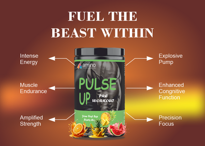Pulse Up Pre-Workout (Orange Flavour)