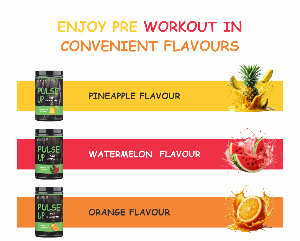 Pulse Up Pre-Workout (Orange Flavour)