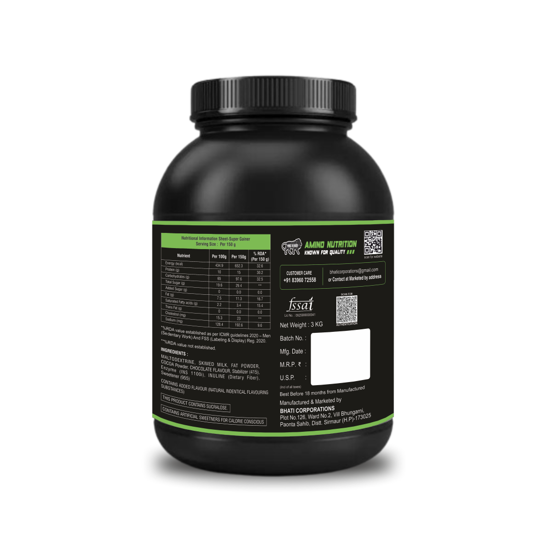 Super Gainer (Dark Chocolate Flavour)